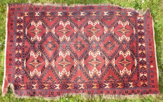 Old Turkmen Beshir chuval  (3'x4'9)                           