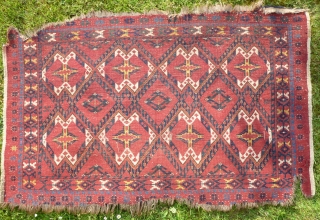 Old Turkmen Beshir chuval  (3'x4'9)                           