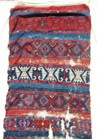 East anatolian kurdish kilim band (340X109cm/11ft.2inX3ft.7in)                           