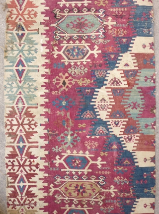 South east anatolian kilim band (340cm X 80cm ).                        