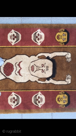 Tibetan rug, A very rare one, about 50 years old. Good condition. Size 166*96cm(65*37”）


This is contemporary / fake. Please post only antique pieces. Thanks!         