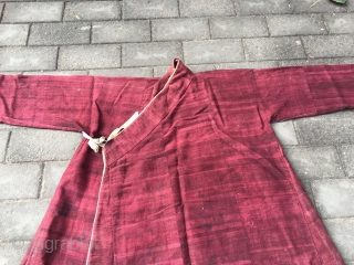 1804# Tibet Man Lama clothes, handicraft wool, good age and quality.                      