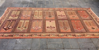 Xingjiang rug, it produced in  Xinjiang Khotan, Very rare Muslim worship rug  for worship. Good age and no any repair. Size 145*272cm(57*106”)         