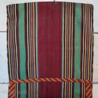 Silk Shahsavan Jajim Heybeh Age: 80 years Size:59 x 25                       