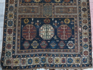 Shirvan Rug with great design Age about 100 years size.185x141 SOLD                      