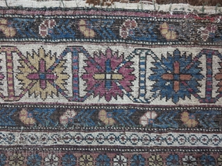 Shirvan Rug with great design Age about 100 years size.185x141 SOLD                      