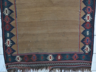 Very old Varmin Sofreh of bride Kilim with natural camel-hair-field ,need to repair price:SOLD                   