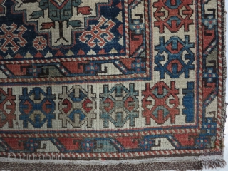 Shirvan Rug very old size: 145 x 141 price :POR SOLD                      
