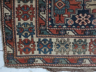 Shirvan Rug very old size: 145 x 141 price :POR SOLD                      