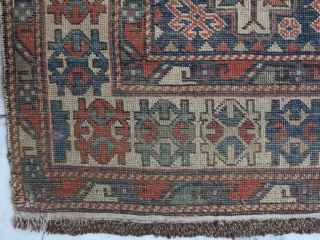 Shirvan Rug very old size: 145 x 141 price :POR SOLD                      