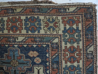 Shirvan Rug very old size: 145 x 141 price :POR SOLD                      