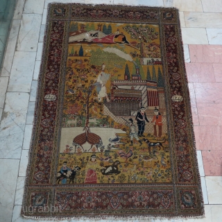 A Beautiful Dorokhsh rug size:197 x 130 price:POR SOLD                        