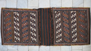 Shahsavan Saddlebag Soumac size:125 x 53 price: SOLD                         