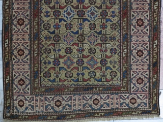 A very old Shirvan rug size:142 x 105 it was repaired price:POR SOLD                    