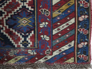 Shirvan rug size: 165 x 98 age: about 130 years ,need to repair price:Sold                   