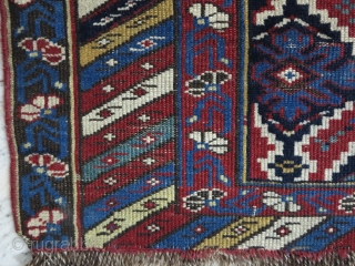 Shirvan rug size: 165 x 98 age: about 130 years ,need to repair price:Sold                   