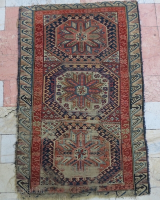 A very old Zeykhoor rug wool on wool size:146 x 94 price:POR                     