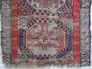 A very old Zeykhoor rug wool on wool size:146 x 94 price:POR                     