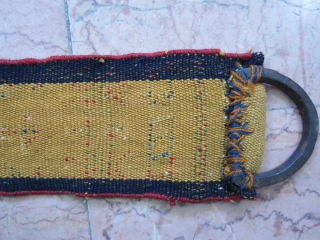 A beautiful Qhashqhai band natural color wool and wool size: 412 x 10 price:POR SOLD                  