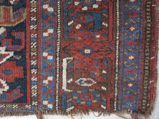 A very old fragment Baharlou wool on wool size:150 x 124 price:POR                     