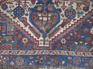 A very old fragment Khamseh wool on wool size: 215 x 165 price:SOLD                    