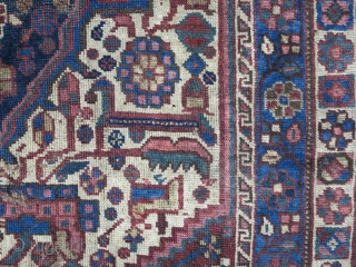 A very old fragment Khamseh wool on wool size: 215 x 165 price:SOLD                    