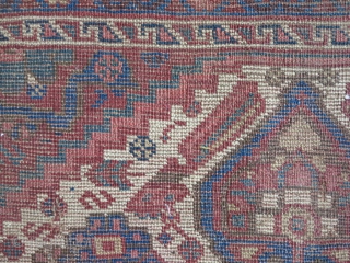 A very old fragment Khamseh wool on wool size: 215 x 165 price:SOLD                    