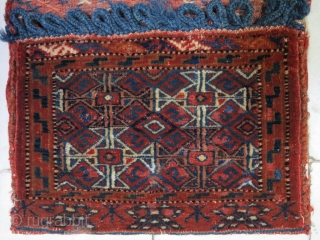 Turkmen Saddlebag wool on wool it was repaired size: 49 x 30 price:POR                    