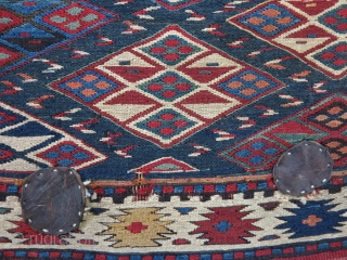 A very old Miyaneh Shahsavan Mafrash sumac with great design wool on wool natural color price:SOLD                 