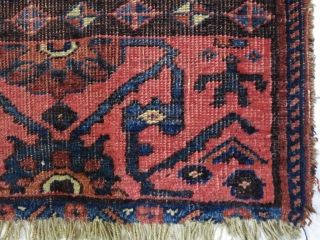 Garrous Bijar ornak ( vagireh ) wool on wool size:57 x 56 cm age: about 130 years old price:POR              