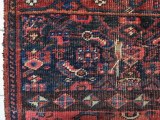 Garrous Bijar ornak ( vagireh ) wool on wool size:57 x 56 cm age: about 130 years old price:POR              