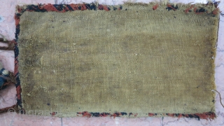 A beautiful antique fragment ikselik Tourkmen wool on wool natural color size:38 x 21 cm age : The last quarter 19 th price: POR         