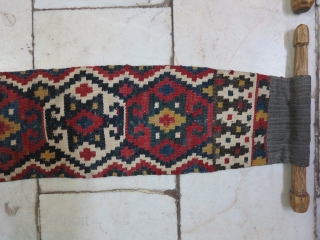  Unique antique Bakhtiyari  kilim technique  ankle Camel size:69 x 12cm and 69 x 12cm price: POR              