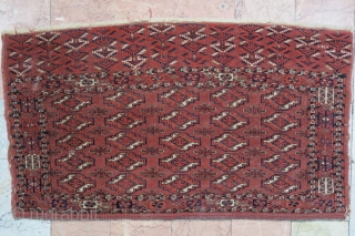 Turkmen chuval wool on wool size: 65 x 104 cm price: POR                     