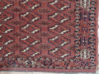 Turkmen chuval wool on wool size: 65 x 104 cm price: POR                     