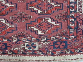 Turkmen chuval wool on wool size: 65 x 104 cm price: POR                     