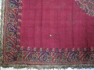 Kerman Pateh textile silk and wool size: 60 x 45 cm price : POR                   
