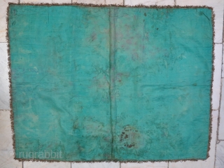 Kerman Pateh textile silk and wool size: 60 x 45 cm price : POR                   