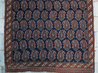 A very old Afshar Runner wool on wool size: 380 x 115 cm age: about 140 years old price:SOLD
              