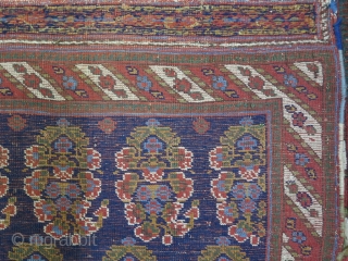 A very old Afshar Runner wool on wool size: 380 x 115 cm age: about 140 years old price:SOLD
              