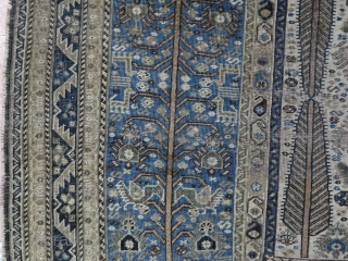 A beautiful Qhashqhai with great design wool on wool age: about 120 years old size: 200 x 141 cm price: SOLD
            
