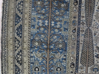 A beautiful Qhashqhai with great design wool on wool age: about 120 years old size: 200 x 141 cm price: SOLD
            