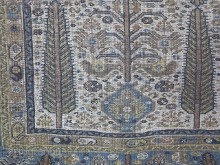 A beautiful Qhashqhai with great design wool on wool age: about 120 years old size: 200 x 141 cm price: SOLD
            