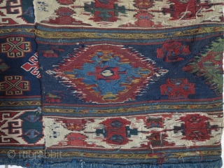 Hamamlou Shahsavan mafrash panel Sumac wool on wool natural color size: 65 x 113 age: about 120 years old price:POR             