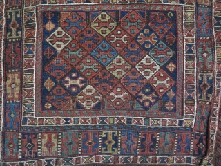 Shahsavan Saddlebag Soumac Natural Color Age About 120 Years 
147 x 55 Wool & Wool Sold                 