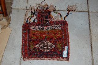 A BEAUTIFUL SUMAK SALT BEG ( NAMAK SHAN SUMAK ) IN A VERY GOOD CONDITION WITH NATURAL COLOURS. THE SIZE IS 32 X 28. FOR MORE INFORMATIONS, PLEASE CONTACT ME   