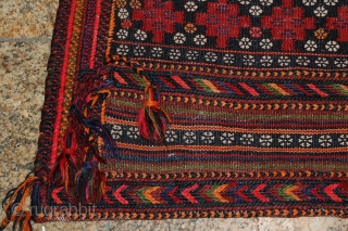 a beautiful old sufrah kilim. the size is 130 x 130 cm. for more informations, please contact me               