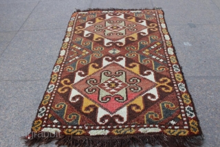 Central Asia uzbek napramash rug
good condition 
size: 54 x 81 cm                      