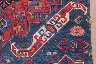 Caucasian Kuba Rug 
original side missing 2 ends
size: 133 x 169 cm                     