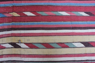 Caucasian Georgian Kilim , Striped Kilim
size: 174 x 333 cm                       